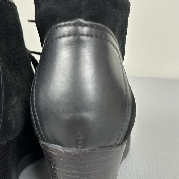 Aquatalia by Marvin K Cassie Suede Lace Up Wedge Bootie. Size 38. US 8. - Picture 10 of 13